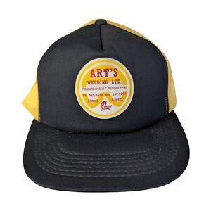 Vintage 80s/90s Foam Front Mesh Back Trucker Hat, Art's Welding Brooks AB